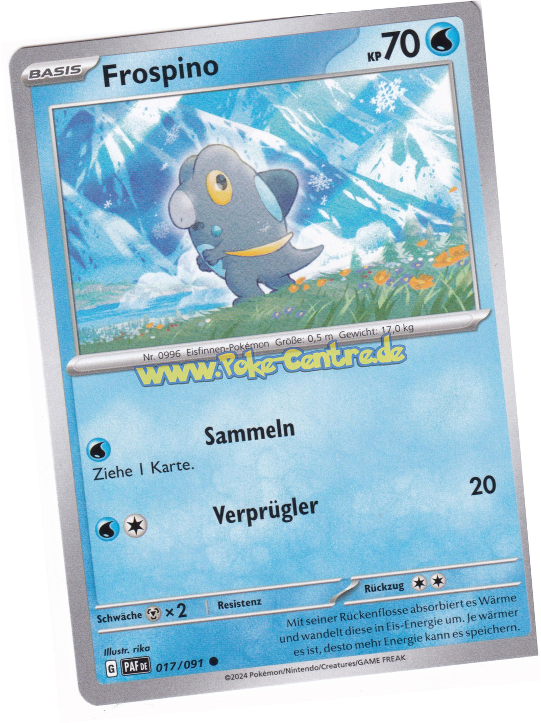 Frospino 017/091 Common - Karmesin & Purpur - Paldeas Schicksale Deutsch