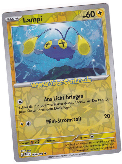 Lanturn 021/091 Uncommon - Karmesin & Purpur - Paldeas Schicksale Deutsch
