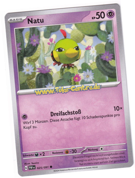 Natu 025/091 Common - Karmesin & Purpur - Paldeas Schicksale Deutsch