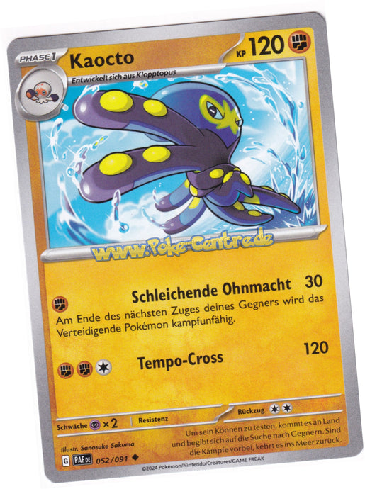 Kaocto 052/091 Uncommon - Karmesin & Purpur - Paldeas Schicksale Deutsch