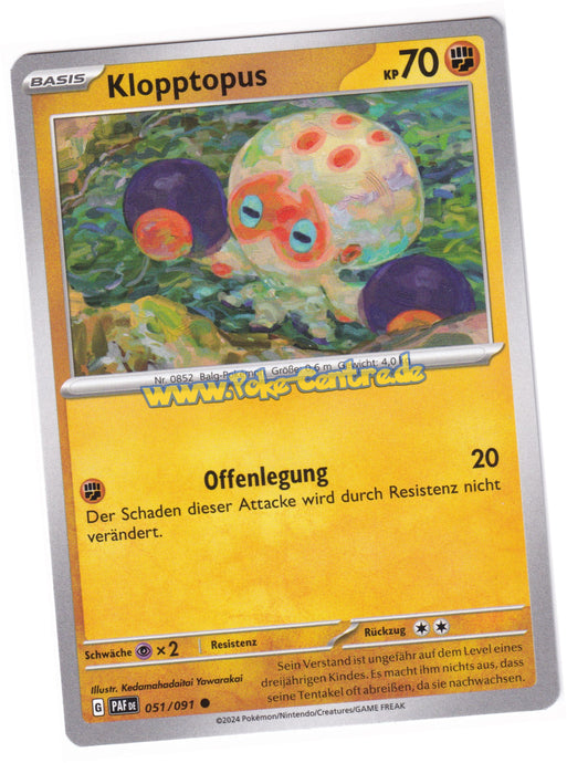 Klopptopus 051/091 Common - Karmesin & Purpur - Paldeas Schicksale Deutsch