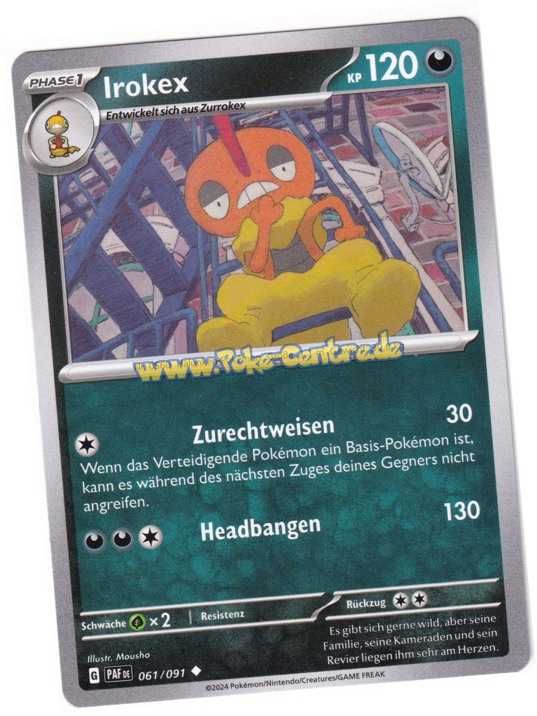 Irokex 061/091 Uncommon - Karmesin & Purpur - Paldeas Schicksale Deutsch