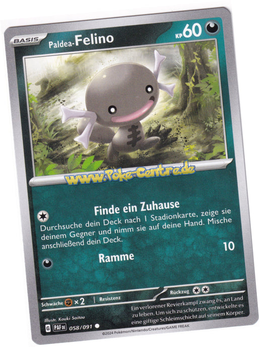 Paldea-Felino 058/091 Common - Karmesin & Purpur - Paldeas Schicksale Deutsch
