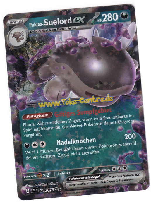 Paldea-Suelord-ex 059/091 Double Rare - Karmesin & Purpur - Paldeas Schicksale Deutsch