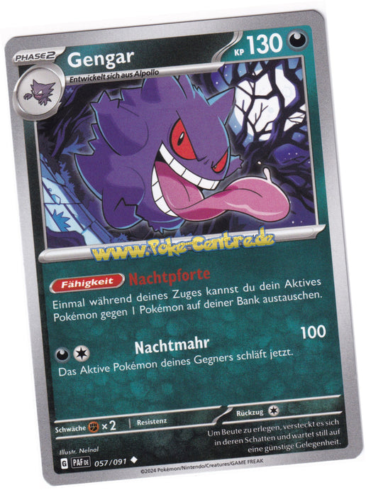 Gengar 057/091 Uncommon - Karmesin & Purpur - Paldeas Schicksale Deutsch
