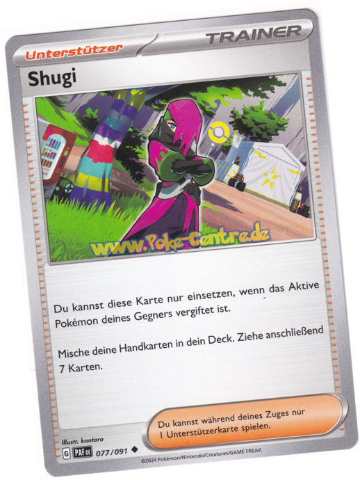 Shugi 077/091 Uncommon - Karmesin & Purpur - Paldeas Schicksale Deutsch