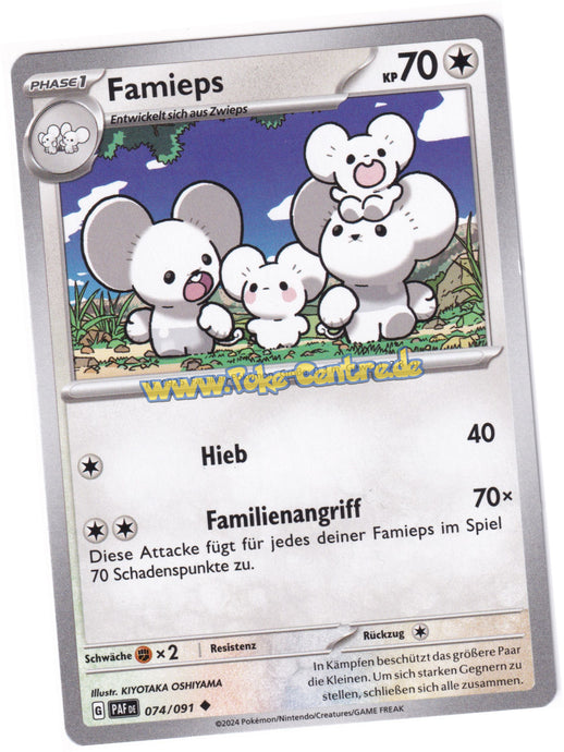 Famieps 074/091 Uncommon - Karmesin & Purpur - Paldeas Schicksale Deutsch