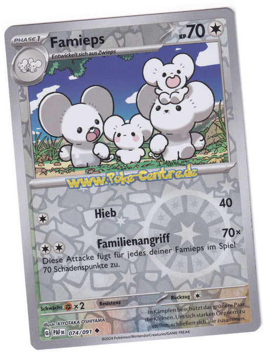 Famieps 074/091 Uncommon Reverse Holo - Karmesin & Purpur - Paldeas Schicksale Deutsch