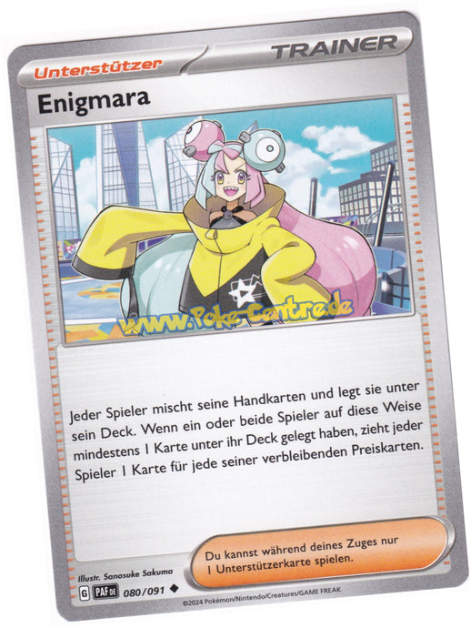 Enigmara 080/091 Uncommon - Karmesin & Purpur - Paldeas Schicksale Deutsch