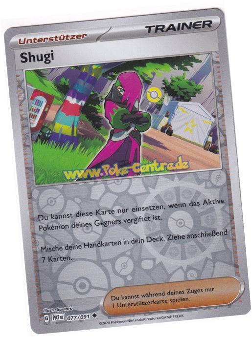 Shugi 077/091 Uncommon Reverse Holo - Karmesin & Purpur - Paldeas Schicksale Deutsch