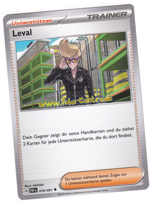 Leval 078/091 Uncommon - Karmesin & Purpur - Paldeas Schicksale Deutsch