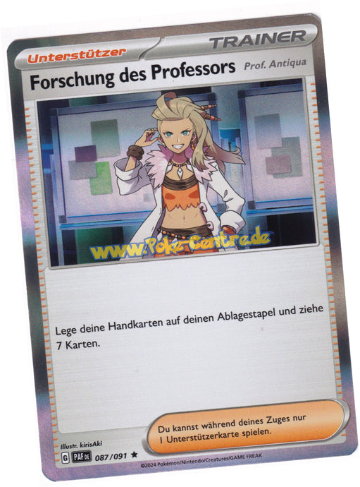 Forschung des Professors 087/091 Rare Holo - Karmesin & Purpur - Paldeas Schicksale Deutsch