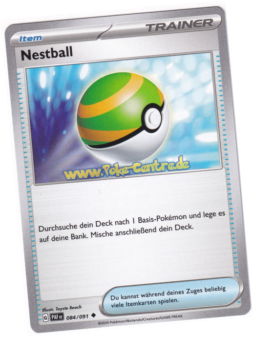 Nestball 084/091 Uncommon - Karmesin & Purpur - Paldeas Schicksale Deutsch