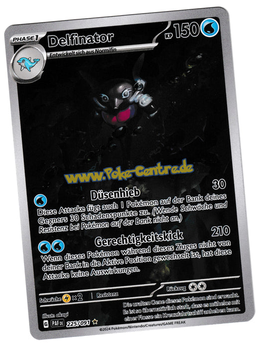 Delfinator ex 225/091 Shiny Ultra Rare - Karmesin & Purpur - Paldeas Schicksale Deutsch