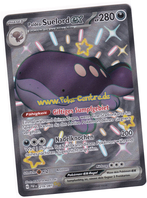 Paldea-Suelord ex 219/091 Shiny Ultra Rare - Karmesin & Purpur - Paldeas Schicksale Deutsch