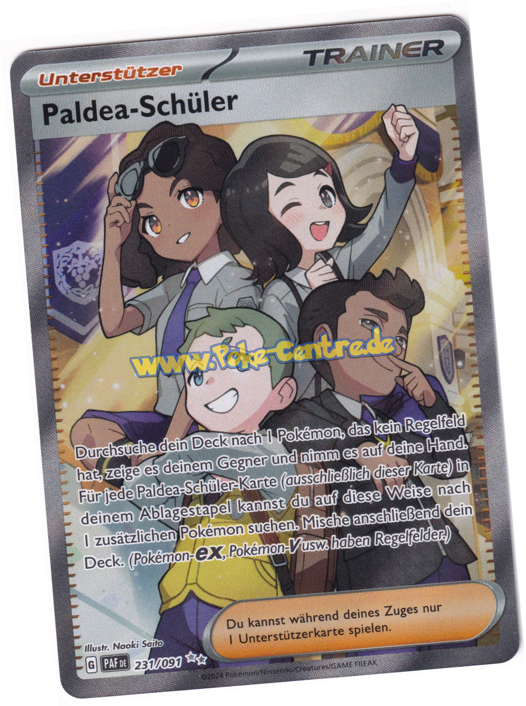 Paldea-Schüler 231/091 Fullart - Karmesin & Purpur - Paldeas Schicksale Deutsch