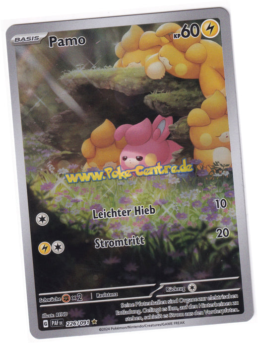 Pamo ex 226/091 Shiny Ultra Rare - Karmesin & Purpur - Paldeas Schicksale Deutsch