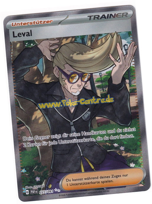 Leval 227/091 Fullart - Karmesin & Purpur - Paldeas Schicksale Deutsch