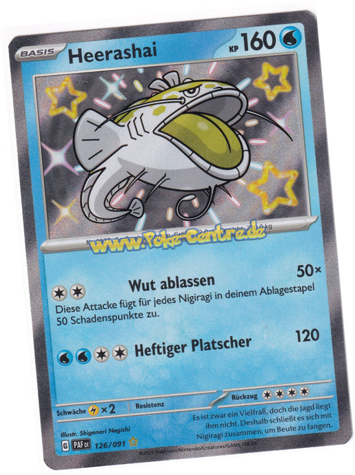 Heerashai 126/091 Shiny Rare - Karmesin & Purpur - Paldeas Schicksale Deutsch