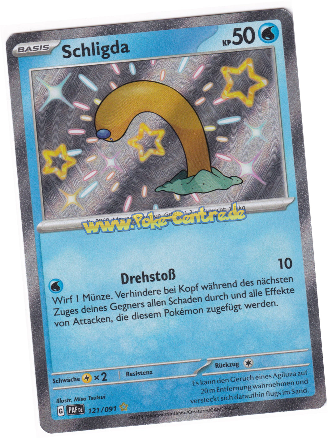 Schligda 121/091 Shiny Rare - Karmesin & Purpur - Paldeas Schicksale Deutsch
