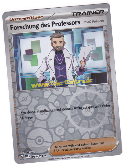 Forschung des Professors 088/091 Rare Reverse Holo - Karmesin & Purpur - Paldeas Schicksale Deutsch