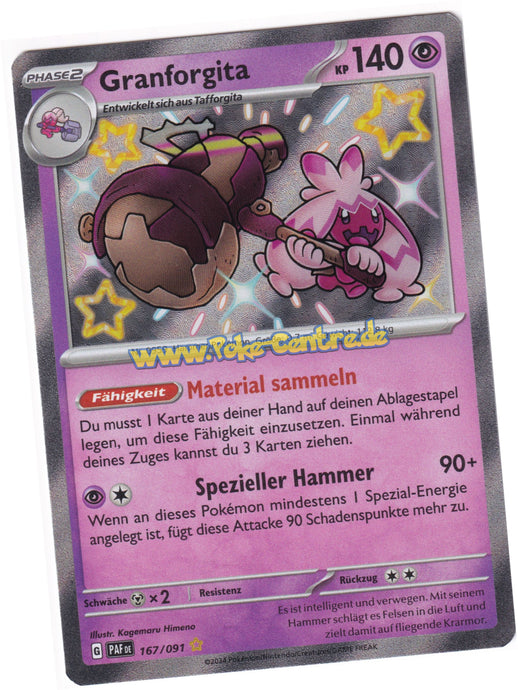 Granforgita 167/091 Shiny Rare - Karmesin & Purpur - Paldeas Schicksale Deutsch
