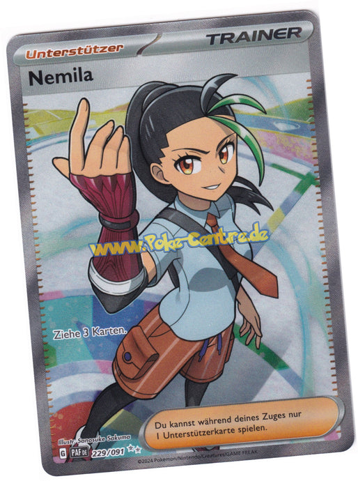 Nemila 229/091 Fullart - Karmesin & Purpur - Paldeas Schicksale Deutsch