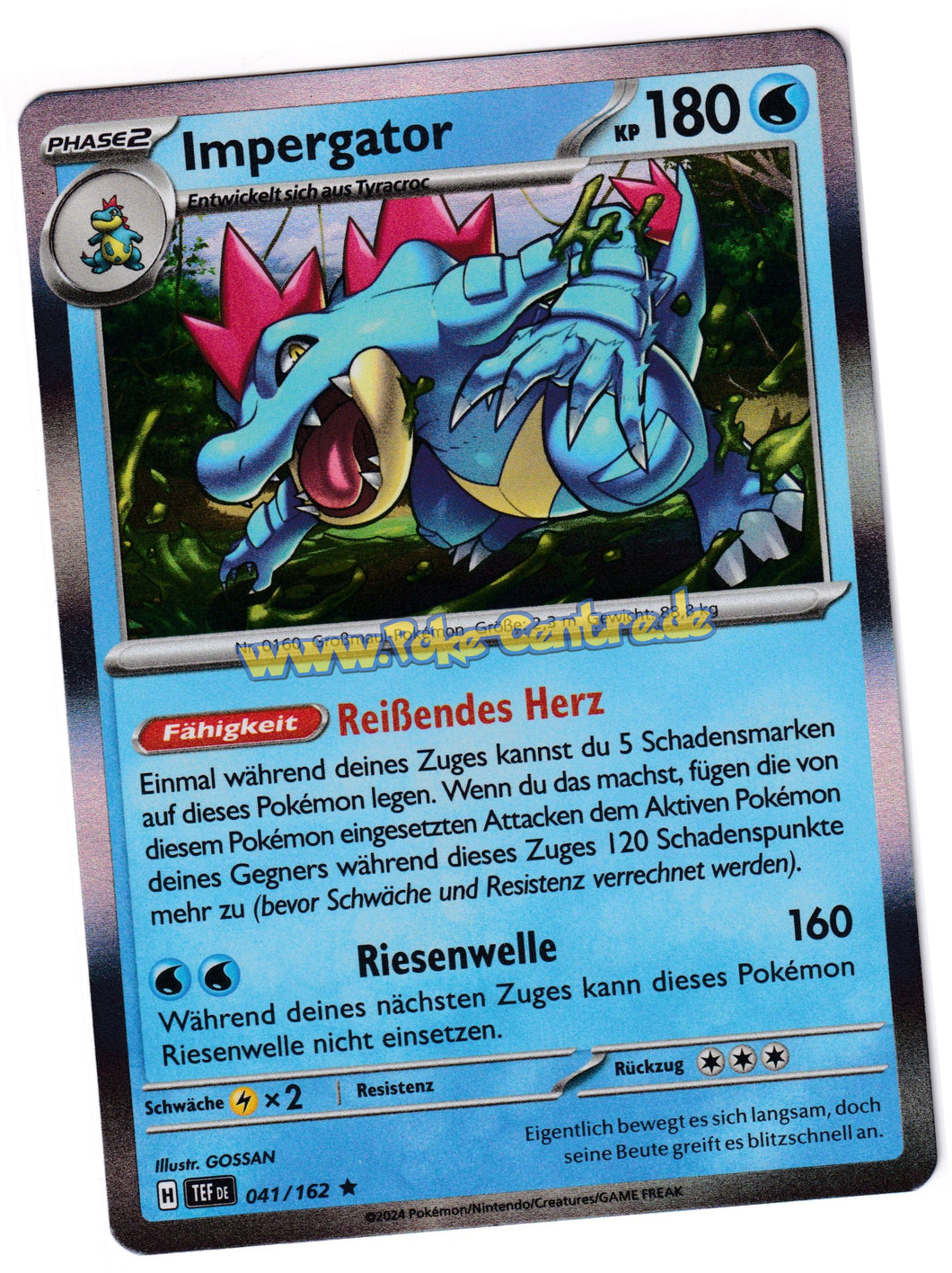 Impergator 041/162 Rare Holo - Karmesin & Purpur - Gewalten der Zeit Deutsch