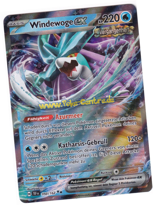 Windwoge EX 050/162 Double Rare  - Karmesin & Purpur - Gewalten der Zeit Deutsch