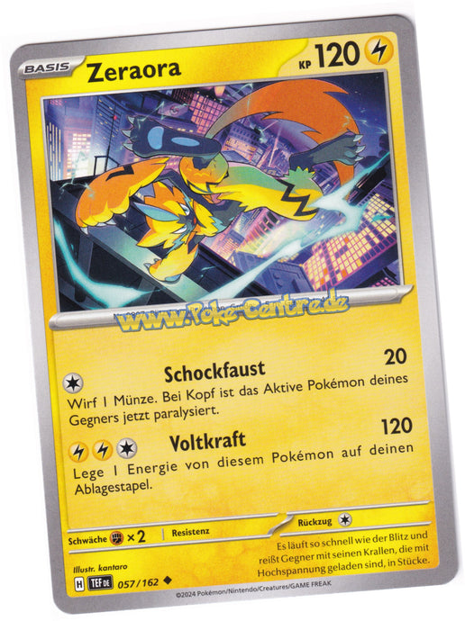 Zeraora 057/162 Uncommon - Karmesin & Purpur - Gewalten der Zeit Deutsch