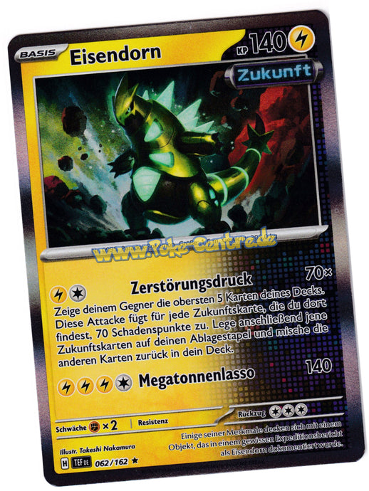 Eisendorn 062/162 Rare Holo - Karmesin & Purpur - Gewalten der Zeit Deutsch