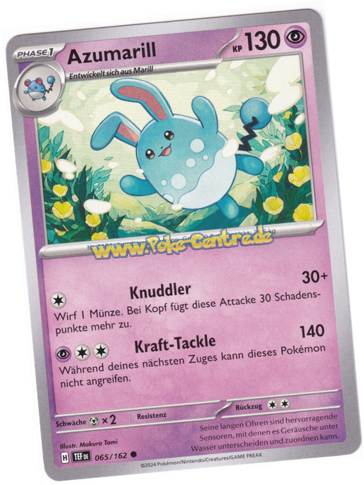 Azumarill 065/162 Common - Karmesin & Purpur - Gewalten der Zeit Deutsch