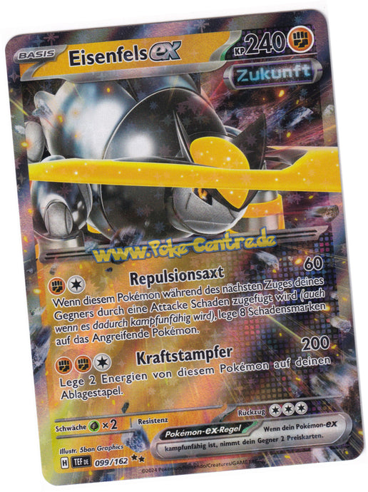 Eisenfels EX 099/162 Double Rare  - Karmesin & Purpur - Gewalten der Zeit Deutsch