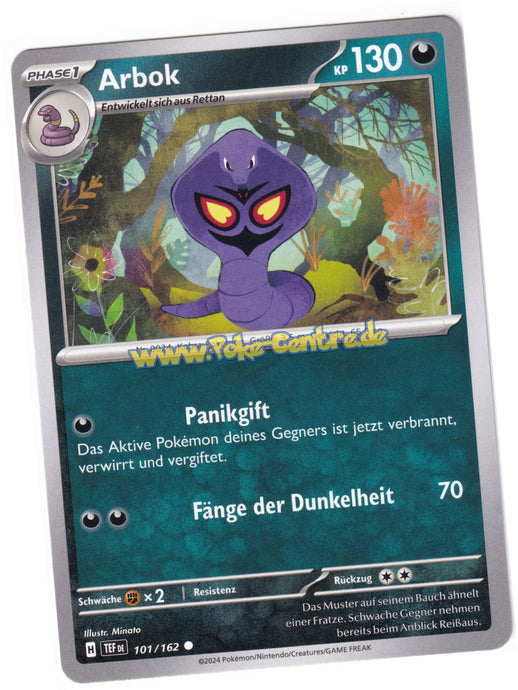 Arbok 101/162 Common - Karmesin & Purpur - Gewalten der Zeit Deutsch