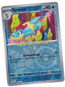 Tyracror 040/162 Common Reverse Holo - Karmesin & Purpur - Gewalten der Zeit Deutsch
