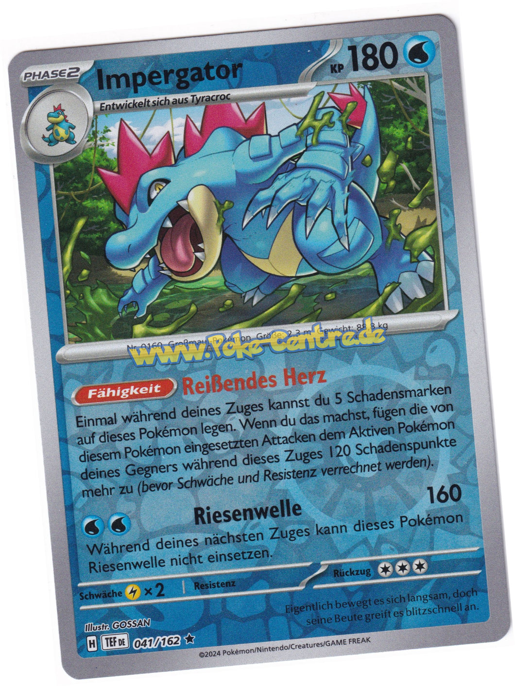 Impergator 041/162 Rare Reverse Holo - Karmesin & Purpur - Gewalten der Zeit Deutsch