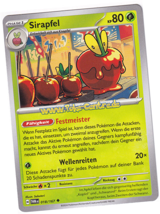 Sirapfel 018/167 Uncommon - Karmesin & Purpur - Maskerade im Zwielicht Deutsch
