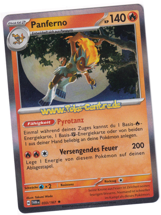 Panferno 033/167 Rare Holo - Karmesin & Purpur - Maskerade im Zwielicht Deutsch