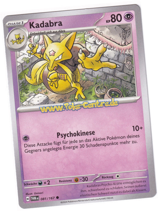 Kadabra 081/167 Common - Karmesin & Purpur - Maskerade im Zwielicht Deutsch