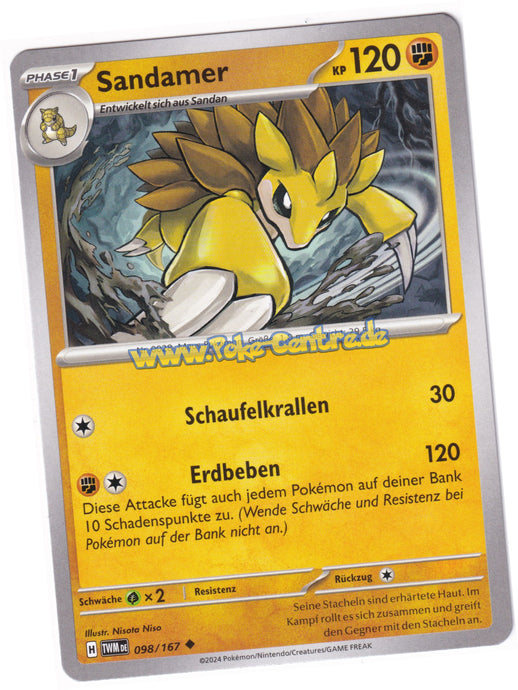 Sandamer 098/167 Uncommon - Karmesin & Purpur - Maskerade im Zwielicht Deutsch