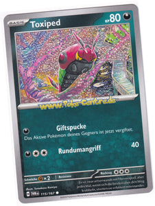 Toxiped 115/167 Common - Karmesin & Purpur - Maskerade im Zwielicht Deutsch