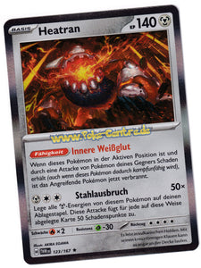 Heatran 123/167 Rare Holo - Karmesin & Purpur - Maskerade im Zwielicht Deutsch