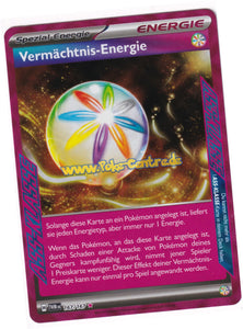 Vermächtnis-Energie 167/167 ACE Rare - Karmesin & Purpur - Maskerade im Zwielicht Deutsch