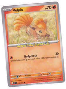 Vulpix 016/191 Common - Karmesin & Purpur - Stürmische Funken Deutsch