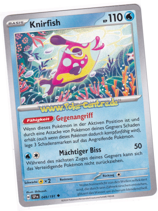 Knirfish 049/191 Uncommon - Karmesin & Purpur - Stürmische Funken Deutsch