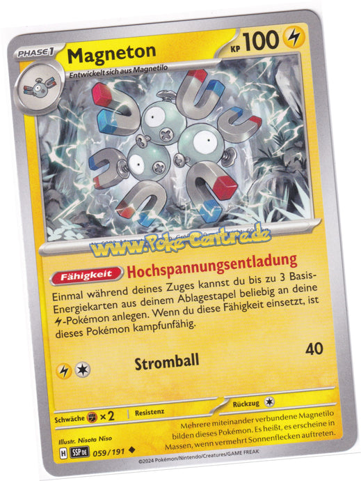 Magneton 059/191 Uncommon - Karmesin & Purpur - Stürmische Funken Deutsch