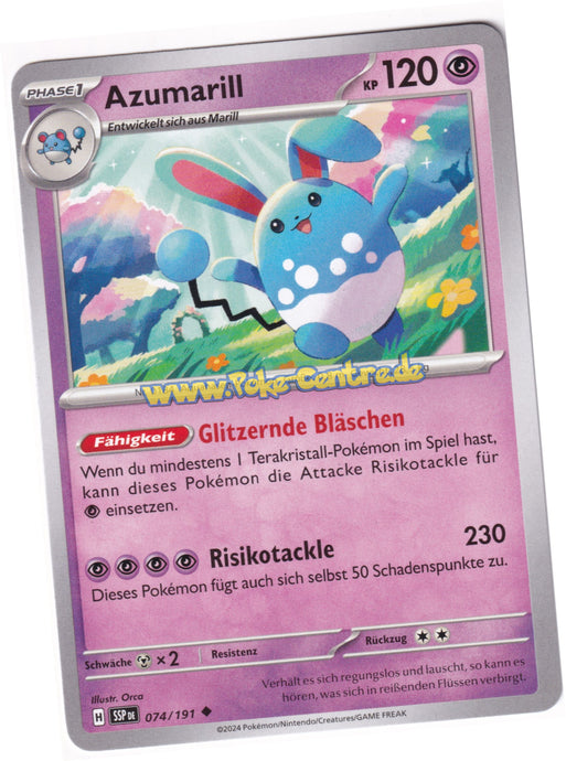 Azumarill 074/191 Uncommon - Karmesin & Purpur - Stürmische Funken Deutsch