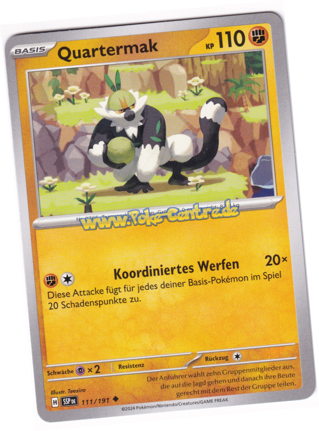 Quartermak 111/191 Uncommon - Karmesin & Purpur - Stürmische Funken Deutsch