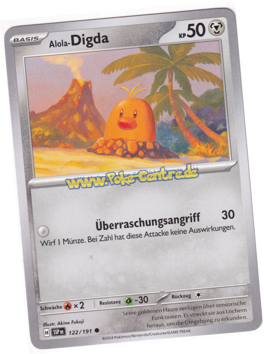 Alola-Digda 122/191 Common - Karmesin & Purpur - Stürmische Funken Deutsch