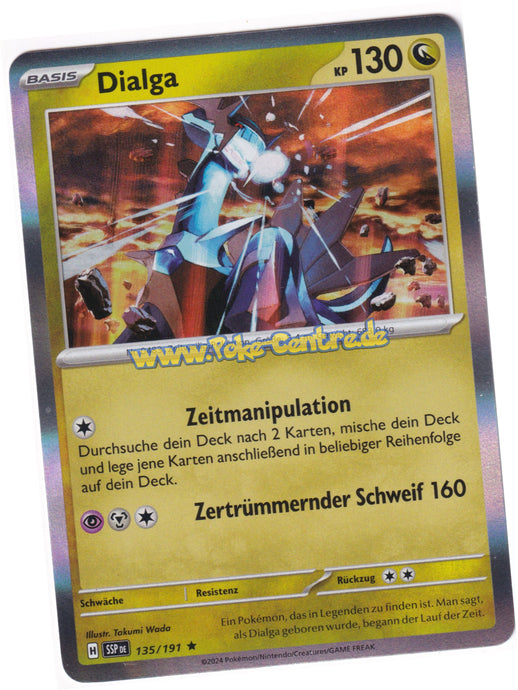 Dialga 135/191 Rare Holo - Karmesin & Purpur - Stürmische Funken Deutsch